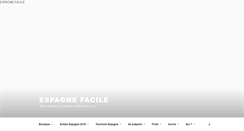 Desktop Screenshot of espagne-facile.com