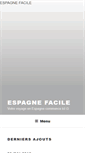 Mobile Screenshot of espagne-facile.com