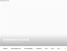 Tablet Screenshot of espagne-facile.com